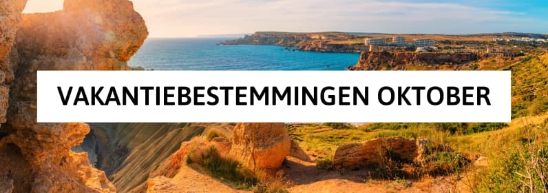 Vakantiebestemmingen oktober