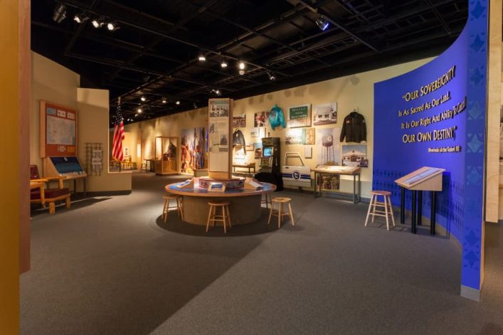 Mille Lacs Indian Museum interieur