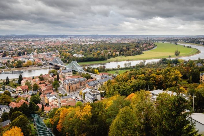 Uitzicht van bovenaf