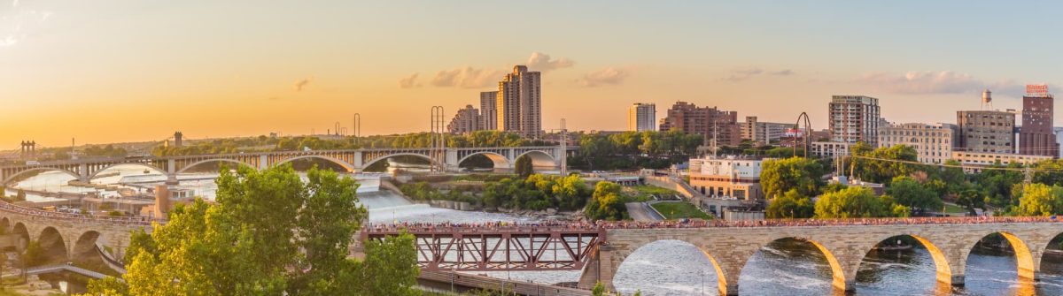 Minneapolis Minnesota Mississippi rivier