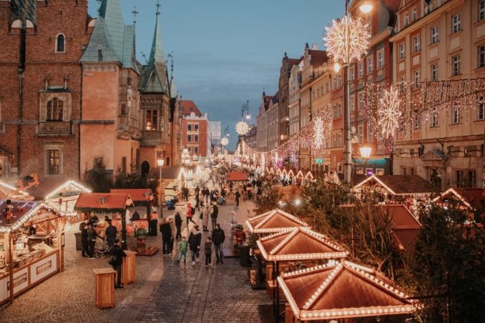 Kerstmarkt Wroclaw