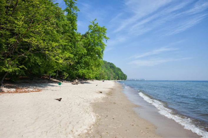 Strand nabij Gdansk