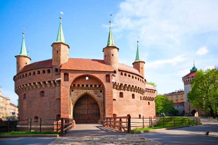 Barbakan van Krakau bezienswaardigheden