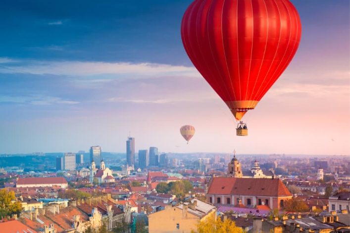 Luchtballonvaart Vilnius