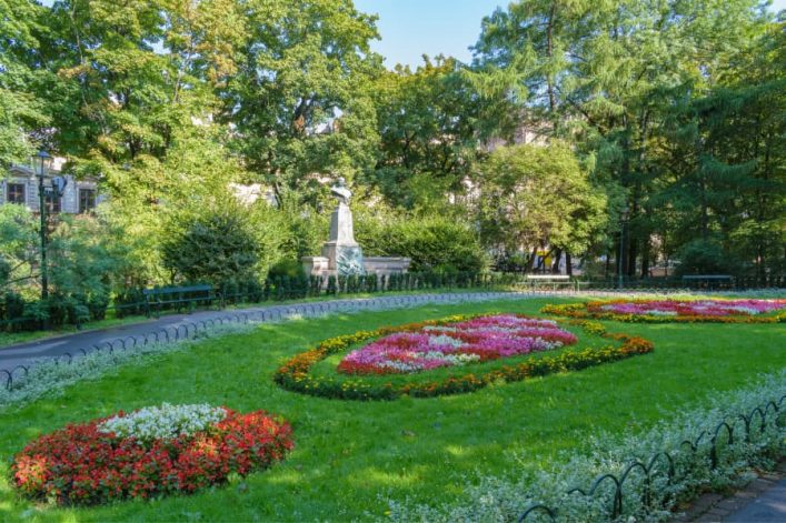 Planty Park bezienswaardigheden Krakau