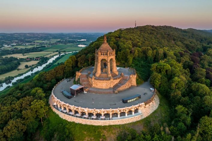 Porta Westfalica, Kaiser-Wilhelm-Denkmal © Teutoburger Wald Tourismus, D.Ketz