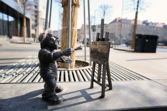 Van Gogh kabouter in Wroclaw