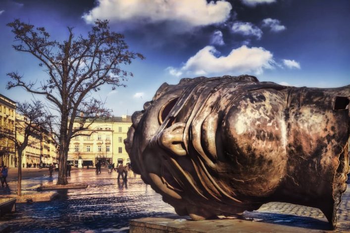 standbeeld Eros Bendato bezienswaardigheden Krakau